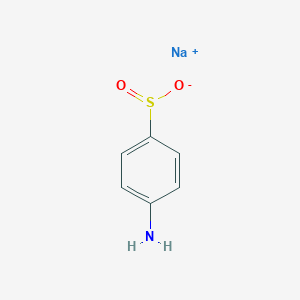 molecular formula C6H7NNaO2S B149736 Sodium;4-aminobenzenesulfinate CAS No. 15898-44-9
