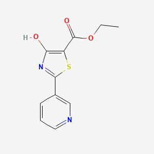 molecular formula C11H10N2O3S B1497364 ethyl 4-hydroxy-2-(pyridin-3-yl)thiazole-5-carboxylate 