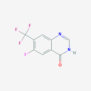 molecular formula C9H4F3IN2O B1497419 6-Iodo-7-(trifluoromethyl)quinazolin-4-ol CAS No. 1160994-05-7