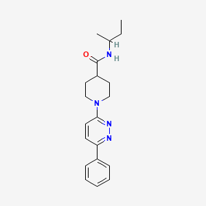molecular formula C20H26N4O B14974734 N-(sec-butyl)-1-(6-phenylpyridazin-3-yl)piperidine-4-carboxamide 