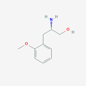 molecular formula C10H15NO2 B1497476 (2S)-2-Amino-3-(2-methoxyphenyl)propan-1-ol 