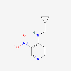 molecular formula C9H11N3O2 B1497478 N-(cyclopropylmethyl)-3-nitropyridin-4-amine CAS No. 842143-89-9
