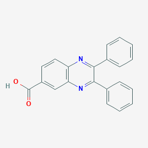 molecular formula C21H14N2O2 B014975 2,3-Diphenylquinoxaline-6-carboxylic acid CAS No. 32387-96-5
