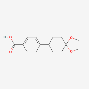 4-(1,4-Dioxaspiro[4.5]decan-8-yl)benzoic acid