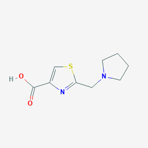 2-Pyrrolidin-1-ylmethyl-thiazole-4-carboxylic acid