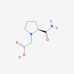 (S)-2-(2-Carbamoylpyrrolidin-1-yl)acetic acid