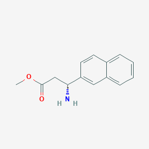 Methyl (R)-3-amino-3-(naphthalen-2-yl)propanoate