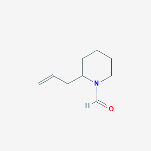 molecular formula C9H15NO B149753 2-Prop-2-enylpiperidine-1-carbaldehyde CAS No. 130753-40-1