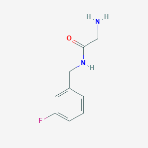 B1497533 2-Amino-N-(3-fluoro-benzyl)-acetamide CAS No. 864273-31-4
