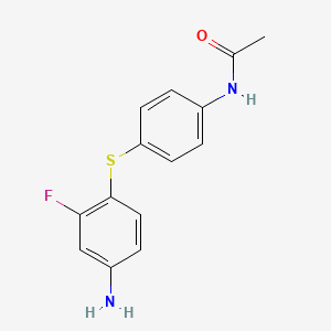N-[4-[(4-Amino-2-fluorophenyl)thio]phenyl]acetamide