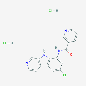 molecular formula C17H13Cl3N4O B149754 PS-1145 dihydrochloride 