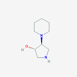 trans-4-(Piperidin-1-yl)pyrrolidin-3-ol