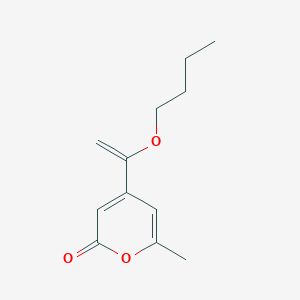 4-(1-Butoxyvinyl)-6-methylpyran-2-one
