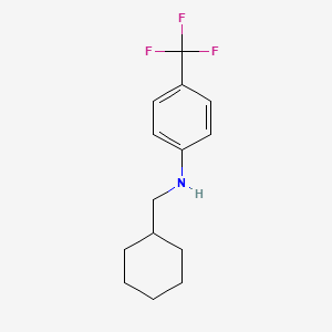 N-(cyclohexylmethyl)-4-(trifluoromethyl)aniline
