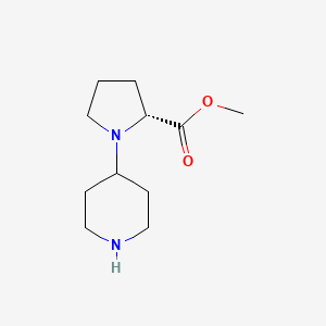 (R)-methyl 1-(piperidin-4-yl)pyrrolidine-2-carboxylate