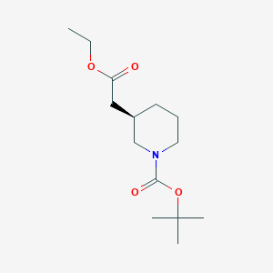 (R)-1-Boc-3-piperidine acetate ethyl ester