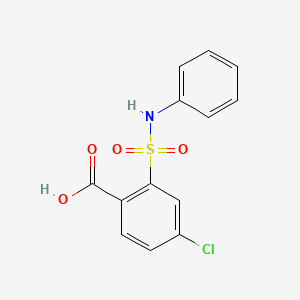 4-chloro-2-(N-phenylsulfamoyl)benzoic acid