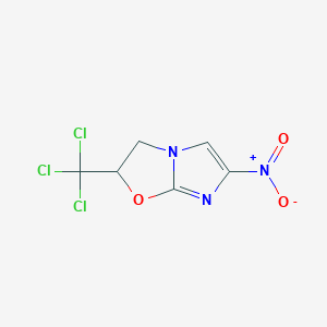 6-Nitro-2-(trichloromethyl)-2,3-dihydroimidazo[2,1-b][1,3]oxazole