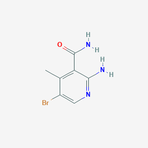 molecular formula C7H8BrN3O B1497594 2-Amino-5-bromo-4-methylpyridine-3-carboxamide CAS No. 1003711-21-4
