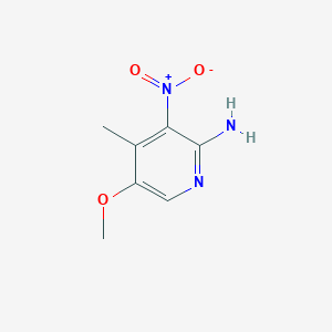 molecular formula C7H9N3O3 B1497595 5-Methoxy-4-methyl-3-nitropyridin-2-amine CAS No. 1003711-16-7