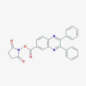 molecular formula C25H17N3O4 B014976 N-Hydroxysuccinimidyl-2,3-diphenylquinoxaline-6-carboxylate CAS No. 887406-55-5