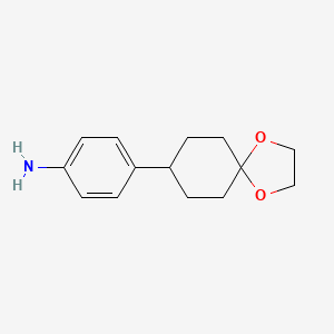 4-(1,4-Dioxaspiro[4.5]decan-8-yl)aniline