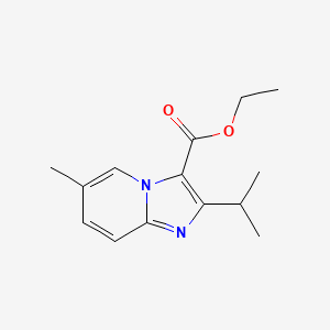 ethyl 2-isopropyl-5-methyl-1H-imidazo[1,2-a]pyridine-3-carboxylate