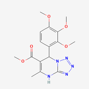 molecular formula C16H19N5O5 B14976044 Methyl 5-methyl-7-(2,3,4-trimethoxyphenyl)-4,7-dihydrotetrazolo[1,5-a]pyrimidine-6-carboxylate 