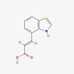 (E)-3-(1H-Indol-7-YL)acrylic acid