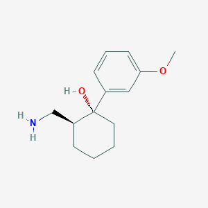 molecular formula C14H21NO2 B1497619 (-)-N-Bisdesmethyltramadol CAS No. 541505-94-6