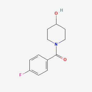 (4-Fluorophenyl)(4-hydroxypiperidin-1-yl)methanone
