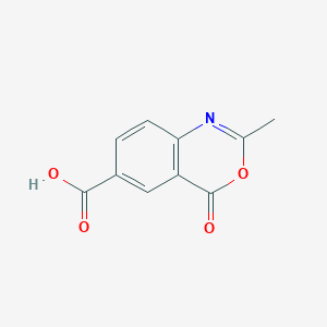 2-Methyl-4-oxo-4H-3,1-benzoxazine-6-carboxylic acid