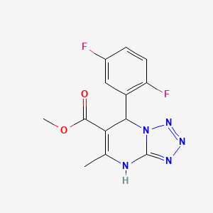 molecular formula C13H11F2N5O2 B14976380 Methyl 7-(2,5-difluorophenyl)-5-methyl-4,7-dihydrotetrazolo[1,5-a]pyrimidine-6-carboxylate 