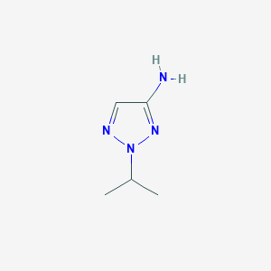 molecular formula C5H10N4 B1497640 2-Isopropyl-2H-1,2,3-triazol-4-amine CAS No. 959237-97-9
