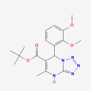 molecular formula C18H23N5O4 B14976419 Tert-butyl 7-(2,3-dimethoxyphenyl)-5-methyl-4,7-dihydrotetrazolo[1,5-a]pyrimidine-6-carboxylate 
