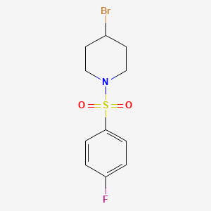 4-Bromo-1-(4-fluorophenylsulfonyl)piperidine