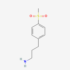 3-(4-(Methylsulfonyl)phenyl)propan-1-amine
