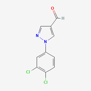 1-(3,4-dichlorophenyl)-1H-pyrazole-4-carbaldehyde