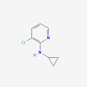 molecular formula C8H9ClN2 B1497662 3-chloro-N-cyclopropylpyridin-2-amine 