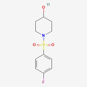 molecular formula C11H14FNO3S B1497675 1-(4-Fluorophenylsulfonyl)piperidin-4-ol CAS No. 1082928-80-0