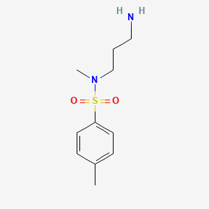 molecular formula C11H18N2O2S B1497677 N-(3-Aminopropyl)-N,4-dimethylbenzenesulfonamide CAS No. 21230-39-7
