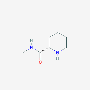 molecular formula C7H14N2O B1497679 (S)-N-Methylpiperidine-2-carboxamide 