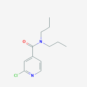 molecular formula C12H17ClN2O B1497714 2-chloro-N,N-dipropylisonicotinamide 