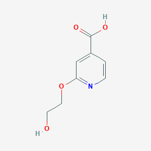 molecular formula C8H9NO4 B1497715 2-(2-Hydroxyethoxy)isonicotinic acid 