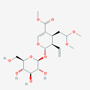 molecular formula C19H30O11 B149773 Secologanin dimethyl acetal CAS No. 77988-07-9