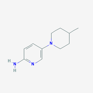 molecular formula C11H17N3 B1497739 5-(4-Methylpiperidin-1-yl)pyridin-2-amine CAS No. 866620-33-9