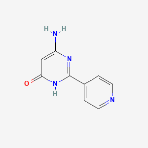 6-Amino-2-(pyridin-4-yl)pyrimidin-4-ol