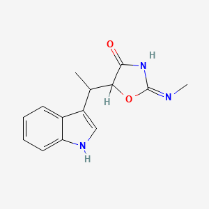 5-(1-(1H-Indol-3-yl)ethyl)-2-(methylamino)-4(5H)-oxazolone
