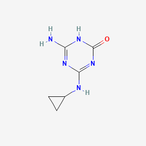 molecular formula C6H9N5O B1497797 N-Cyclopropylammeline CAS No. 92510-62-8