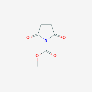 molecular formula C6H5NO4 B014978 N-Methoxycarbonylmaleimide CAS No. 55750-48-6